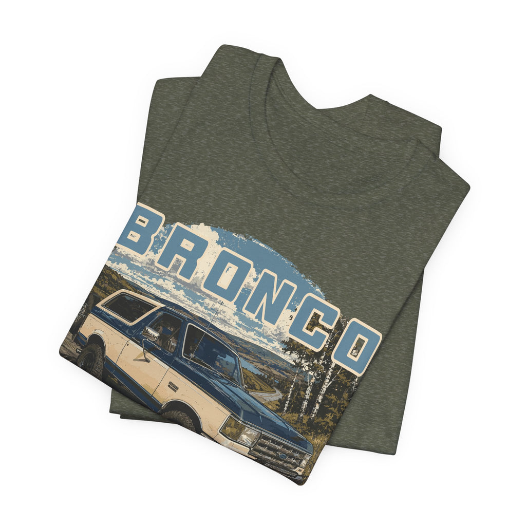 Bronco Vintage Truck Tee — Retro Off-Road SUV Graphic Shirt