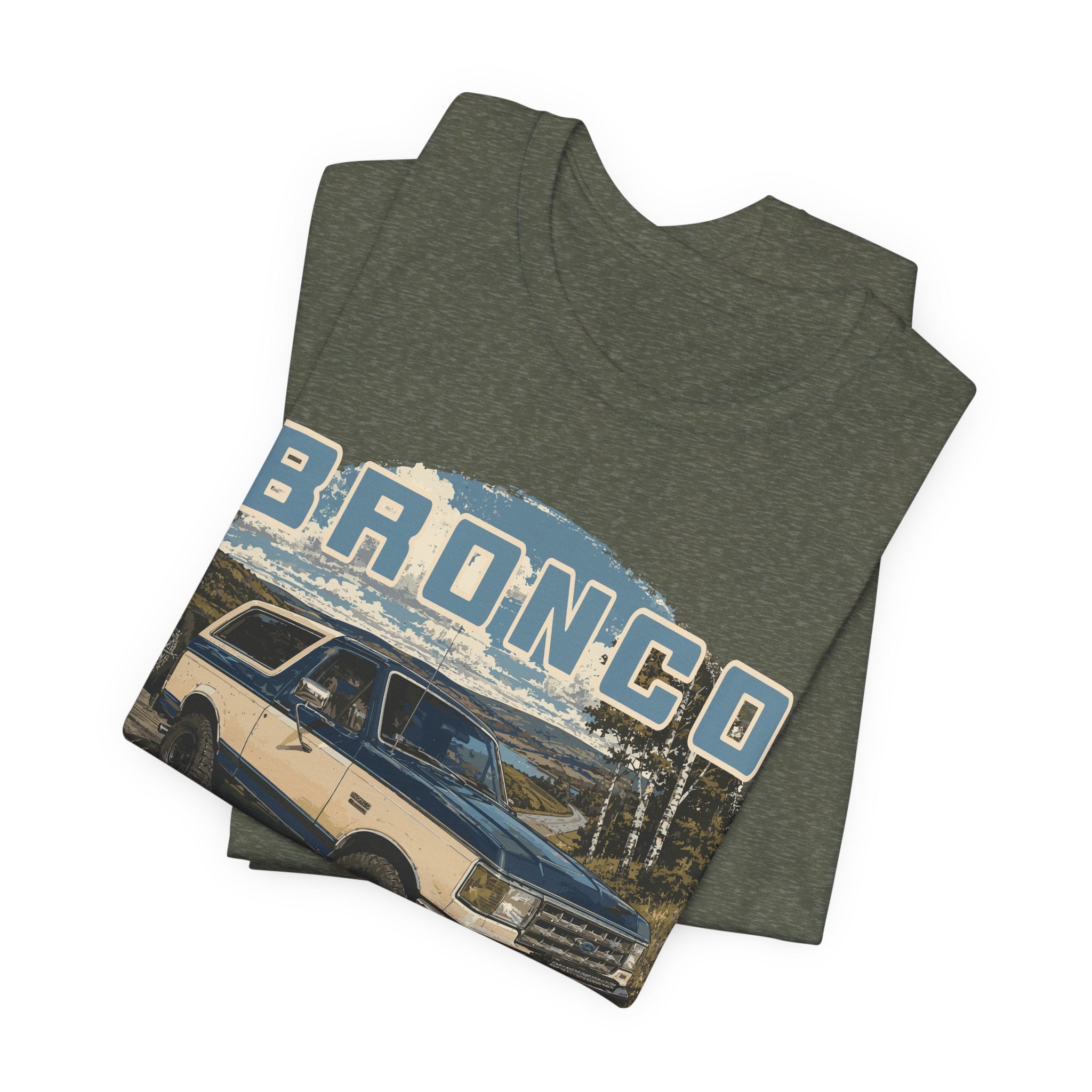 Bronco Vintage Truck Tee — Retro Off-Road SUV Graphic Shirt