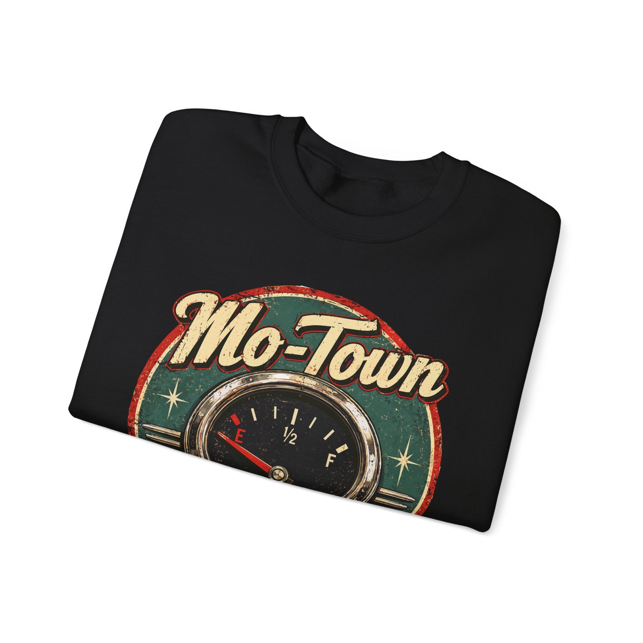 Mo-Town Fill-E Retro Gas Gauge Sweatshirt