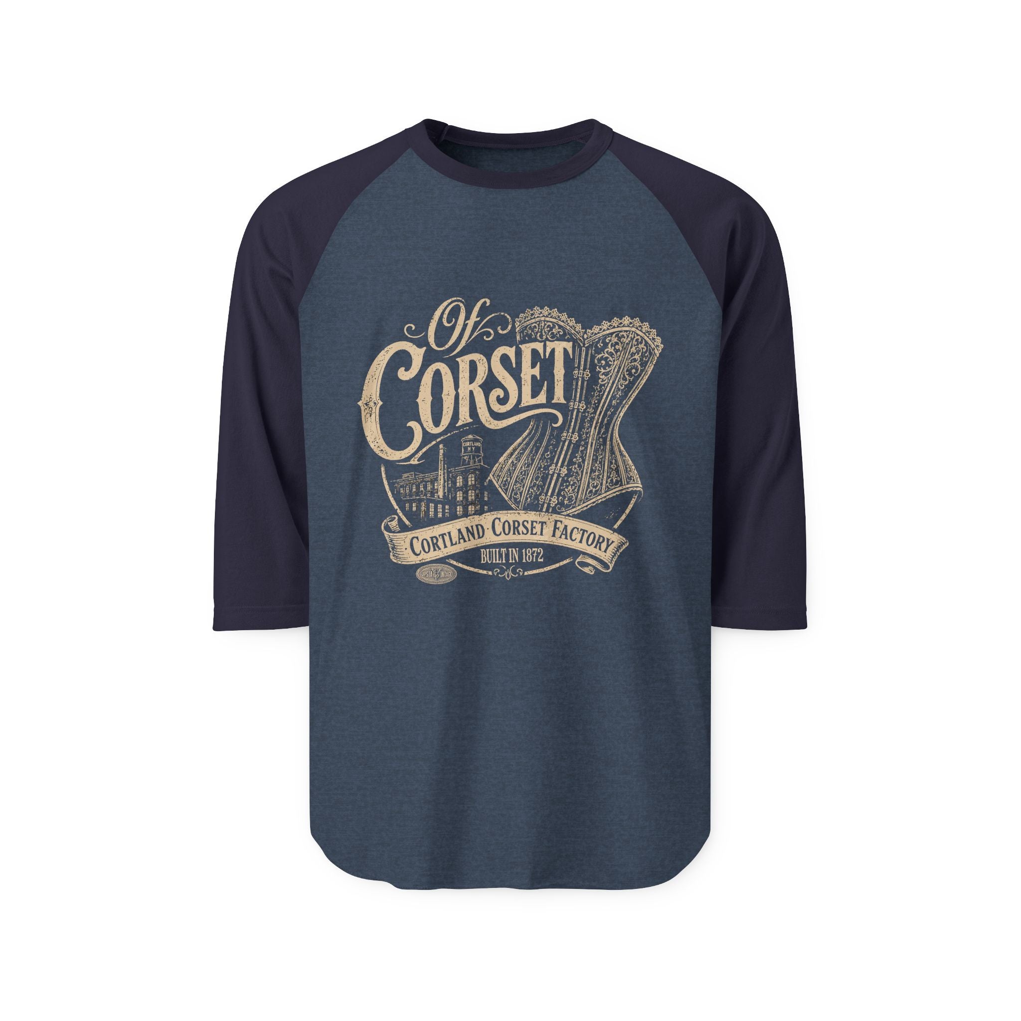 Corset Vintage Graphic Raglan Shirt