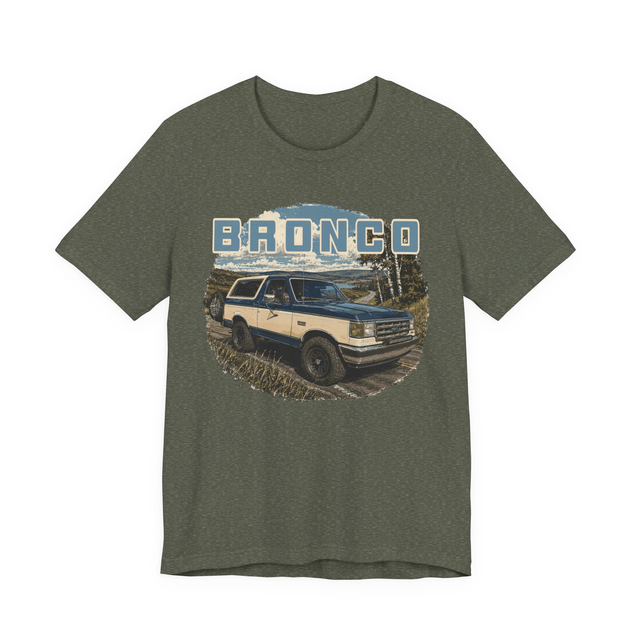 Bronco Vintage Truck Tee — Retro Off-Road SUV Graphic Shirt