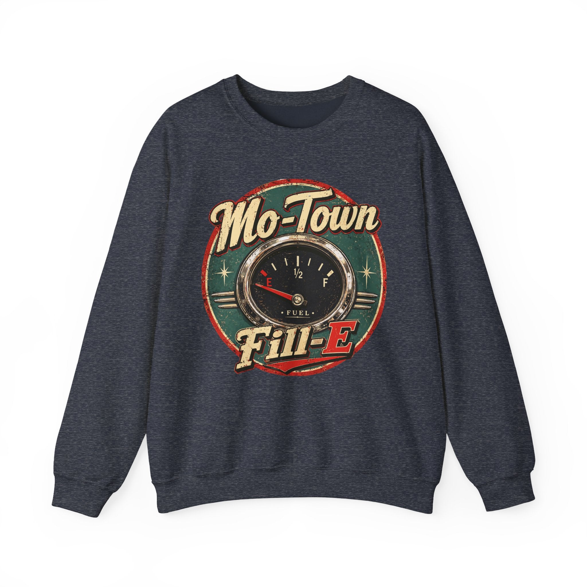 Mo-Town Fill-E Retro Gas Gauge Sweatshirt