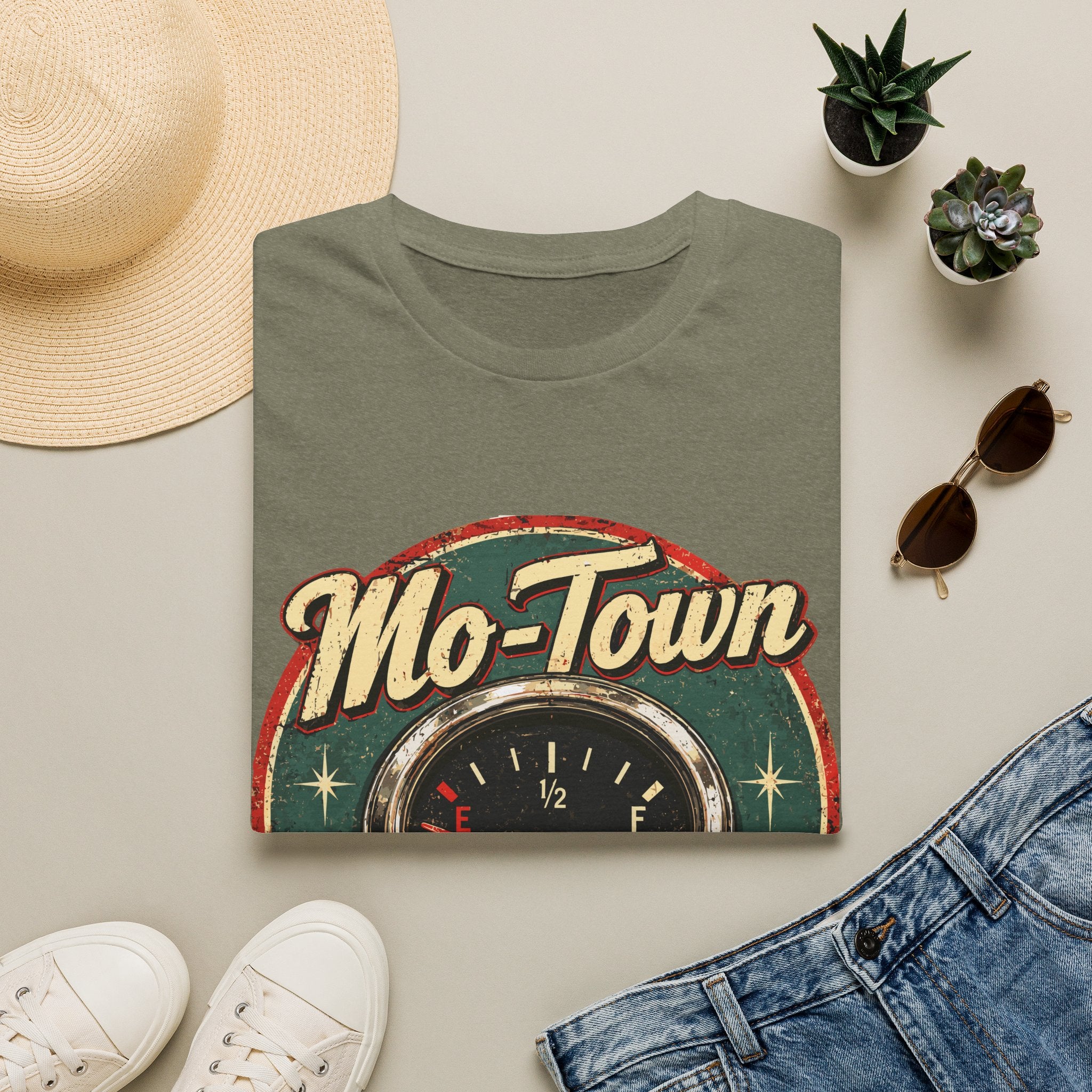 Mo-Town Fill-E Vintage Gas Gauge Tee