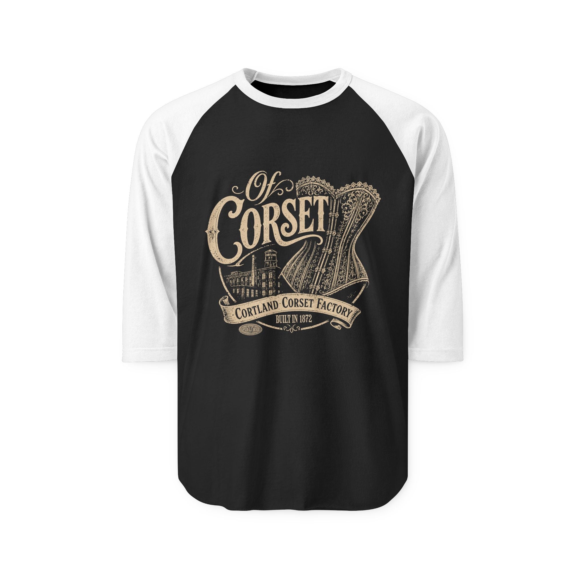 Corset Vintage Graphic Raglan Shirt