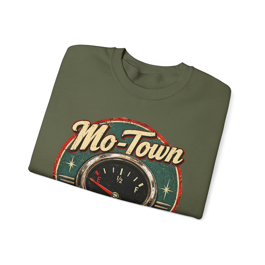 Mo-Town Fill-E Retro Gas Gauge Sweatshirt