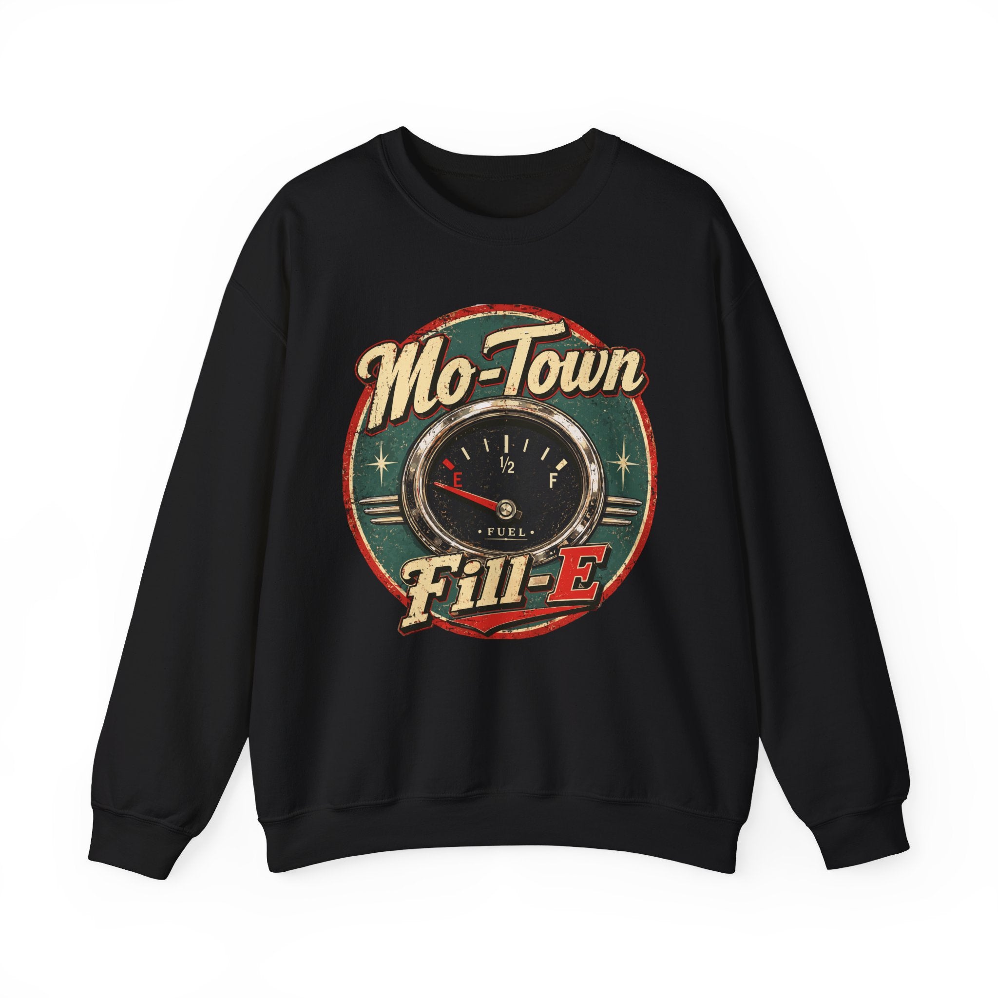 Mo-Town Fill-E Retro Gas Gauge Sweatshirt