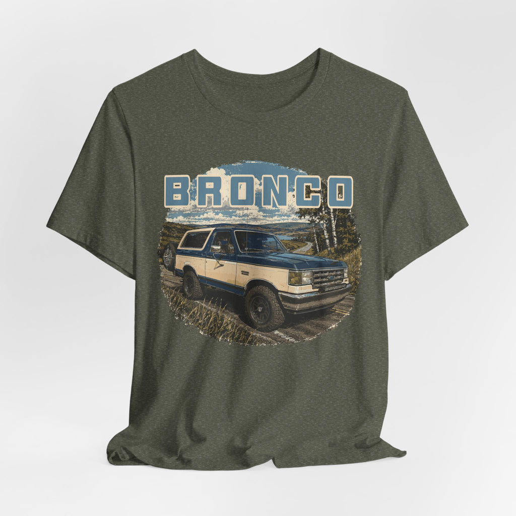 Bronco Vintage Truck Tee — Retro Off-Road SUV Graphic Shirt