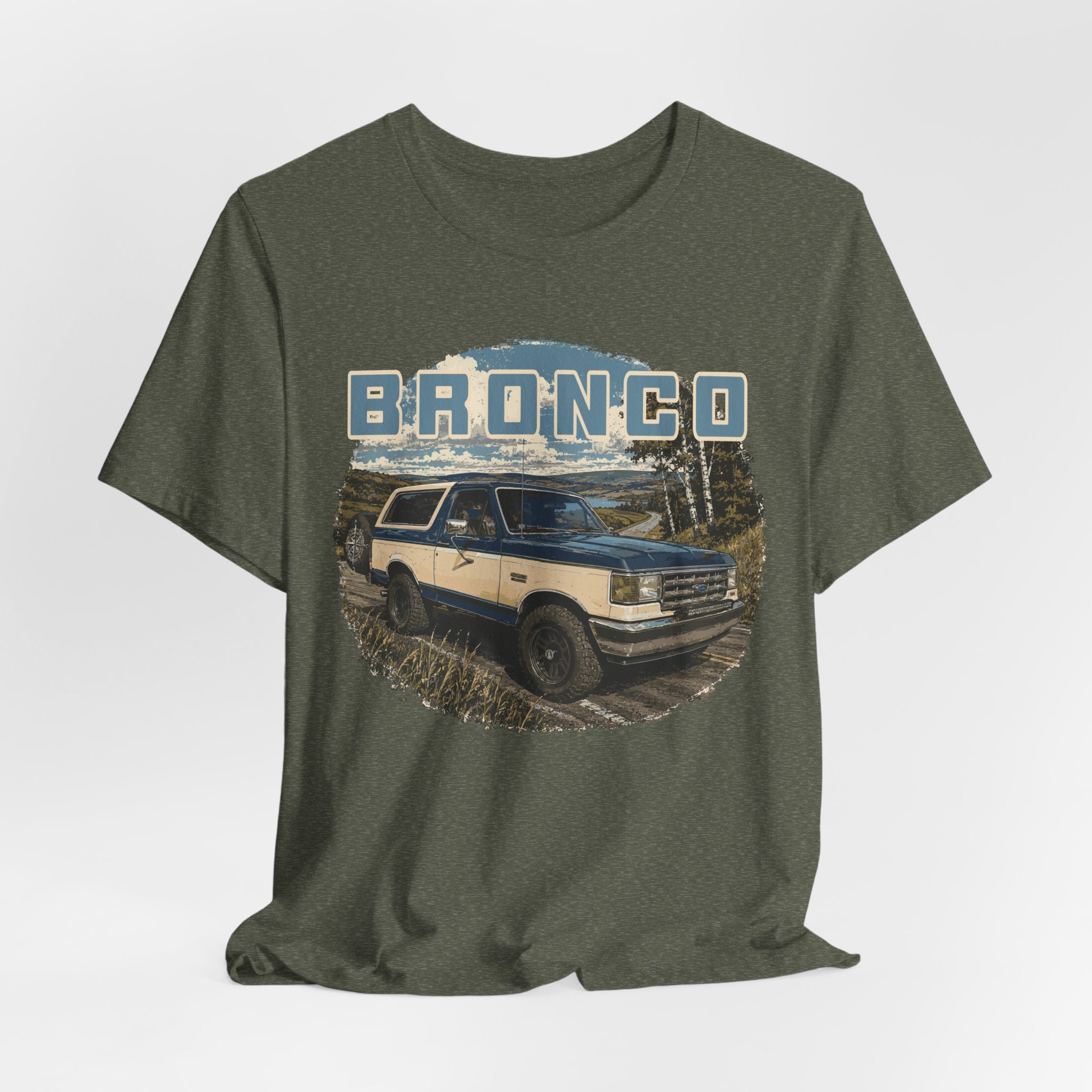 Bronco Vintage Truck Tee — Retro Off-Road SUV Graphic Shirt