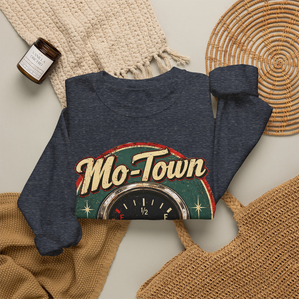 Mo-Town Fill-E Retro Gas Gauge Sweatshirt
