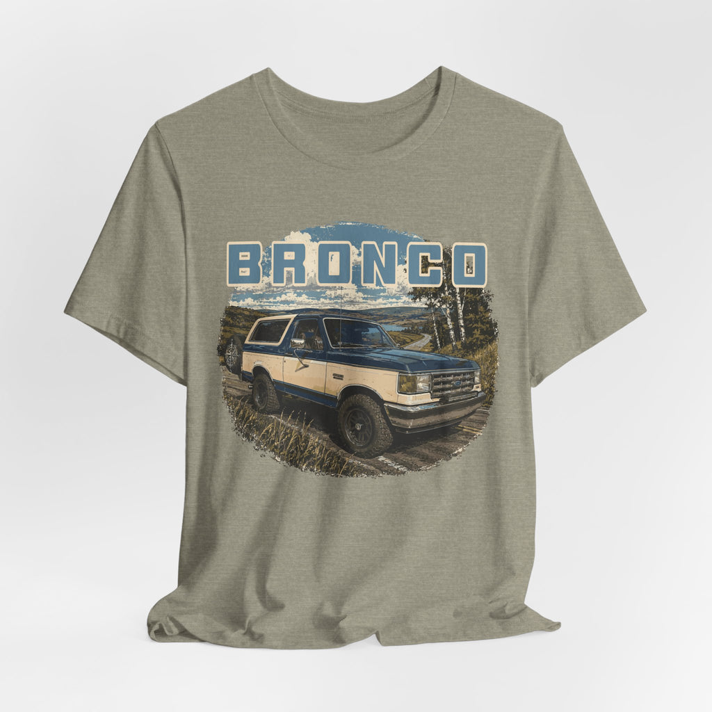 Bronco Vintage Truck Tee — Retro Off-Road SUV Graphic Shirt