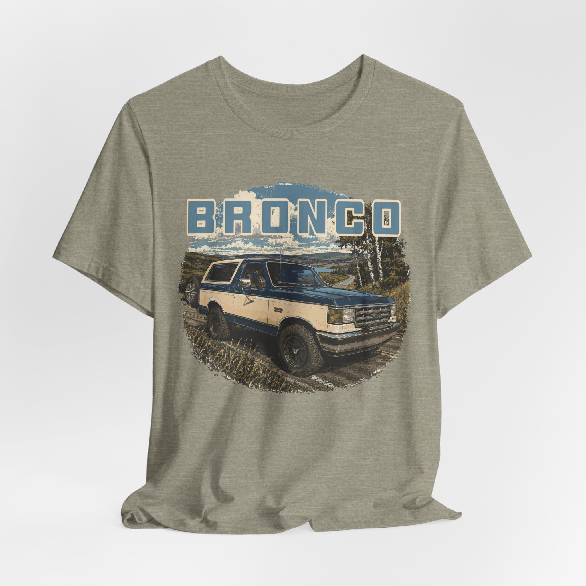 Bronco Vintage Truck Tee — Retro Off-Road SUV Graphic Shirt