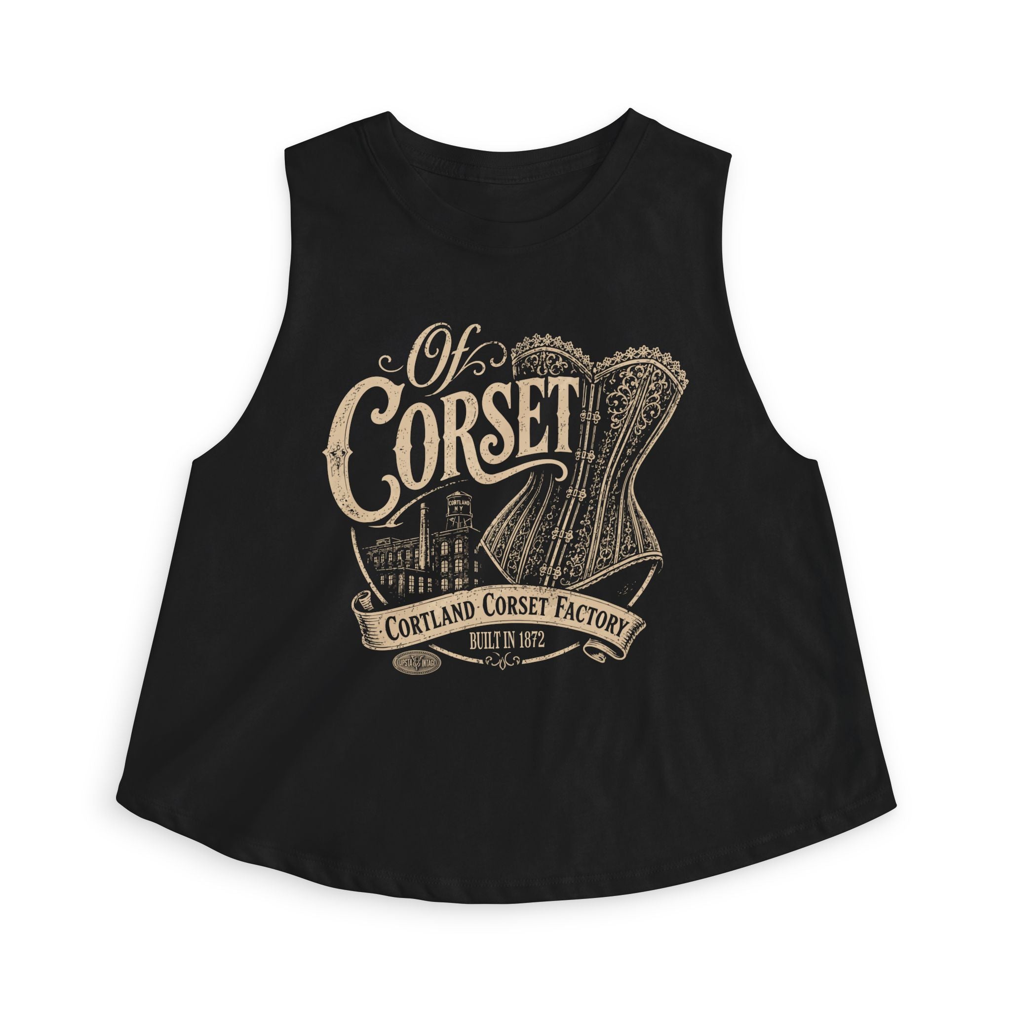 Corset Factory Vintage Graphic Crop Top