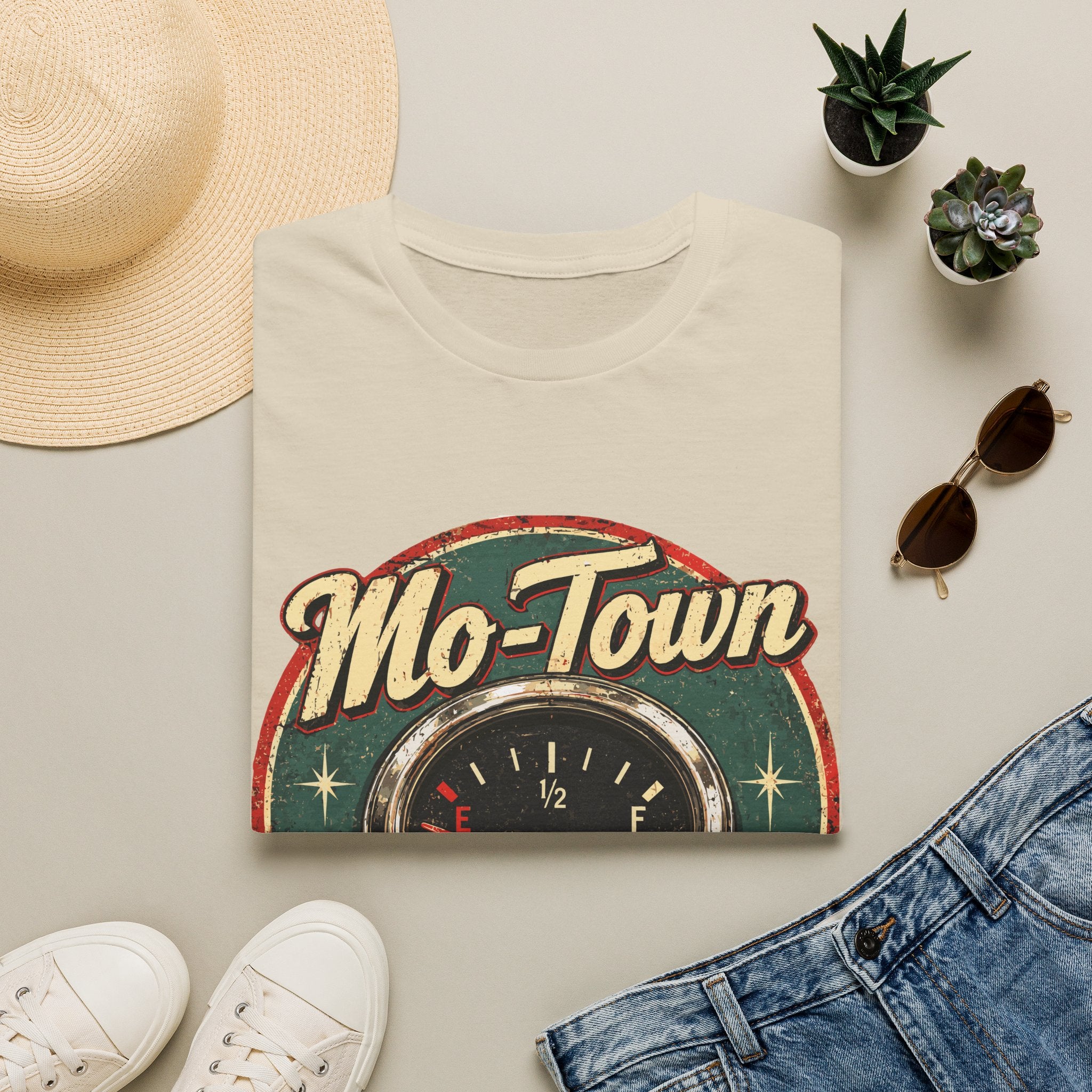 Mo-Town Fill-E Vintage Gas Gauge Tee