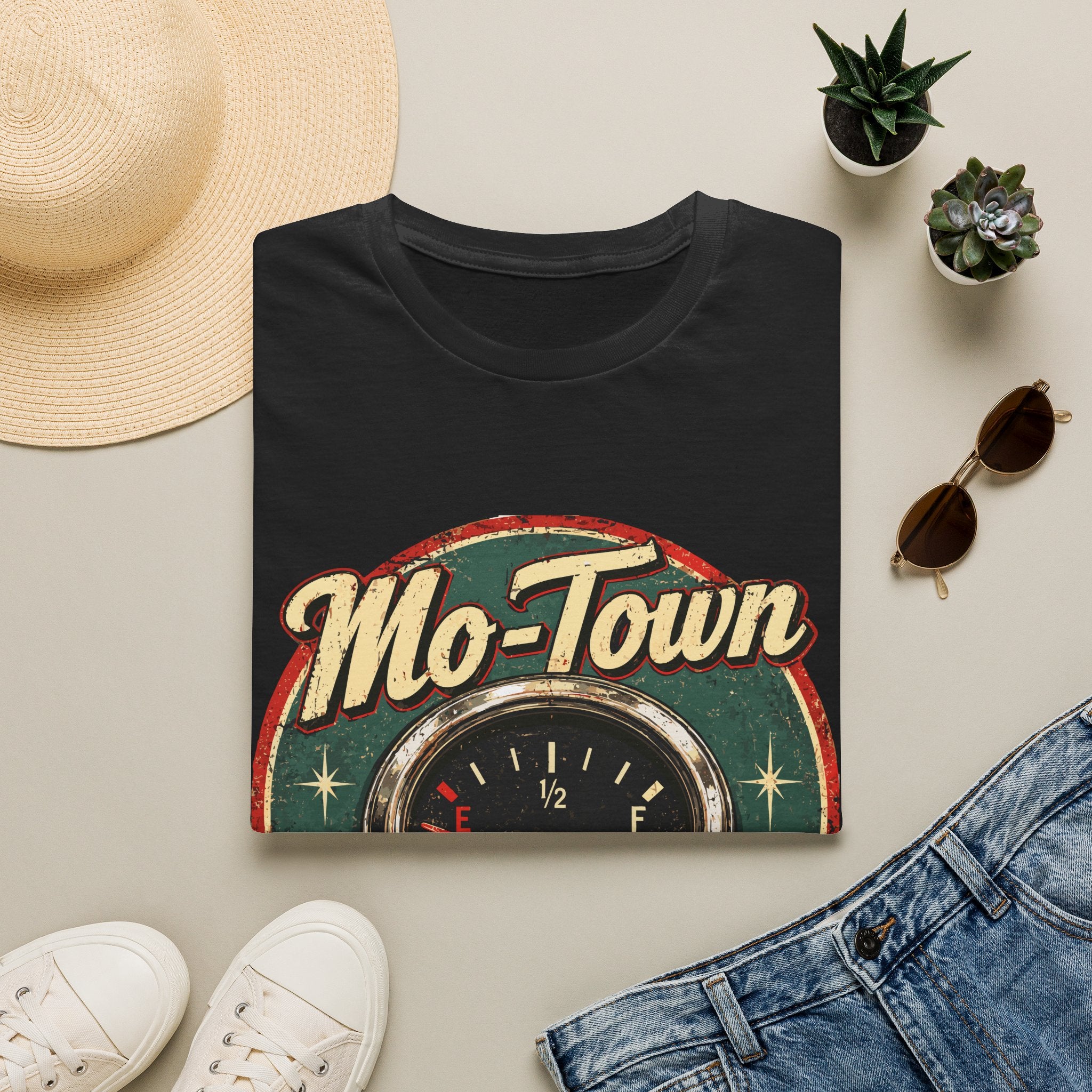 Mo-Town Fill-E Vintage Gas Gauge Tee