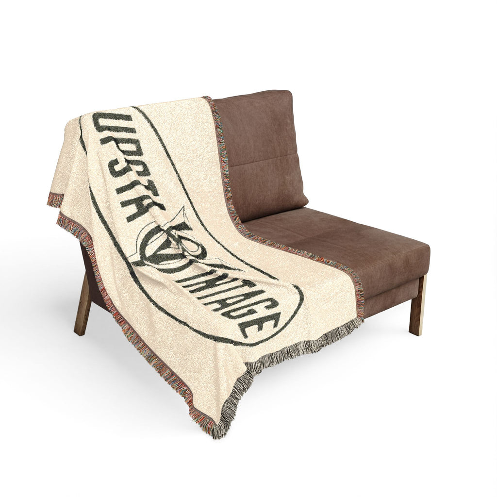 Upstate Vintage Logo Woven Blanket