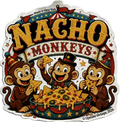 Nacho Monkey Sticker